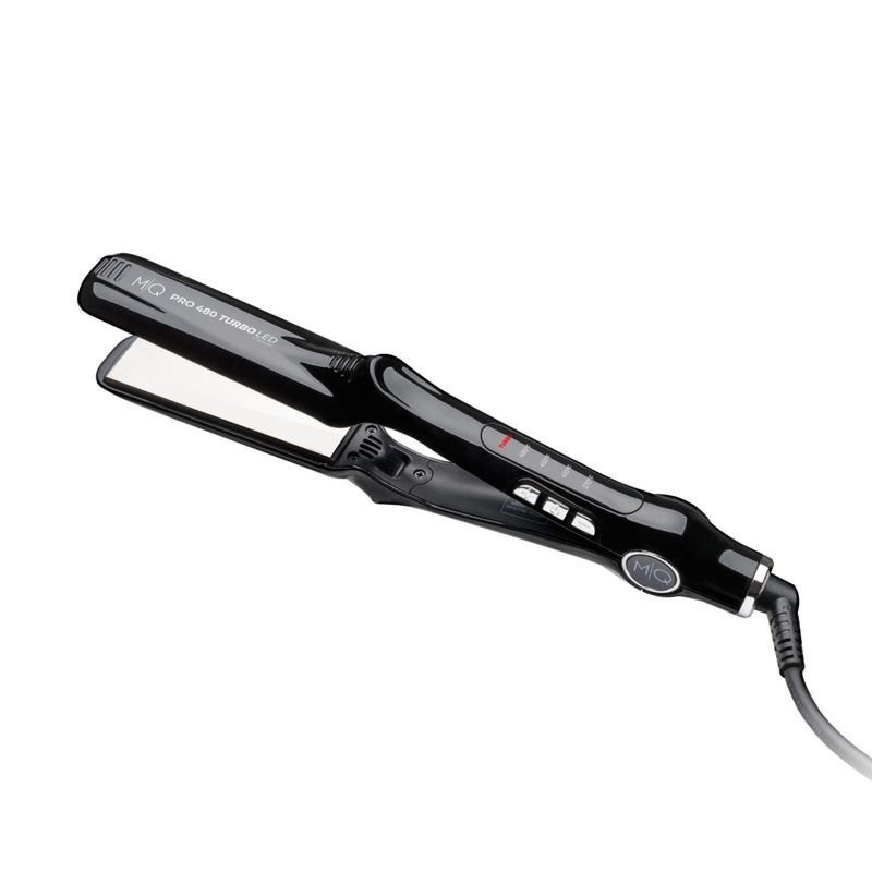 Chapinha-de-Cabelo-MQ-Professional-Pro-480-Titanium-Silver-190°C-Preta-Bivolt