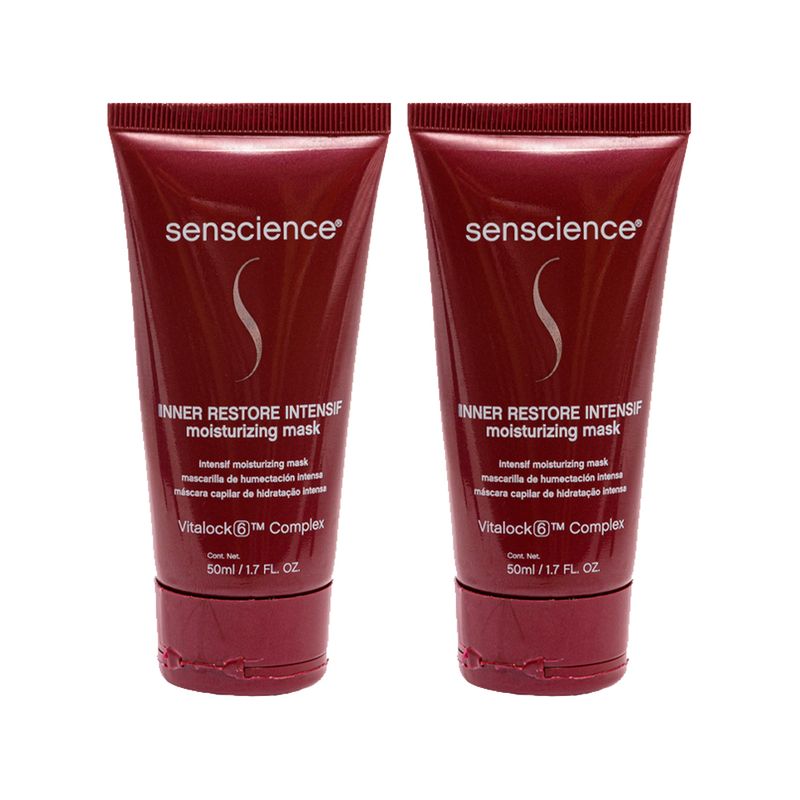 Kit-Senscience-Inner-Restore-Intensif---Mascara-de-Hidratacao-50-ml---2-Unidades