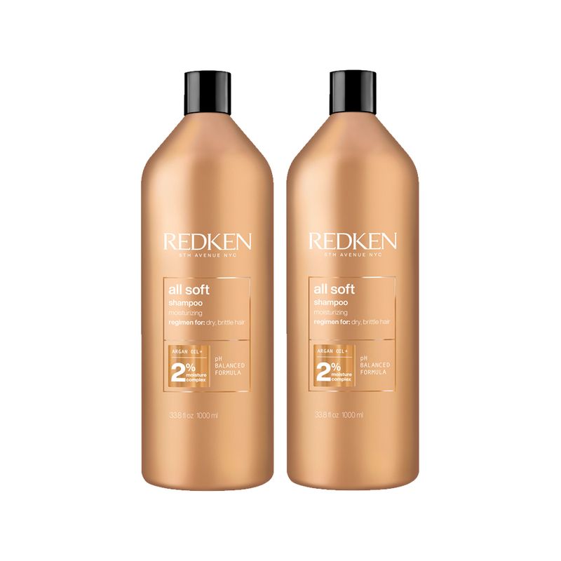 Kit-Redken-All-Soft---Shampoo-1000-ml---2-Unidades