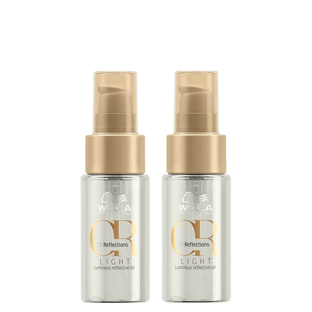 Kit Wella Professionals Oil Reflections Light Óleo Capilar 30 ml - 2 Unidades Kit Wella Professionals Oil Reflections Light Óleo Capilar 30 ml - 2 Unidades