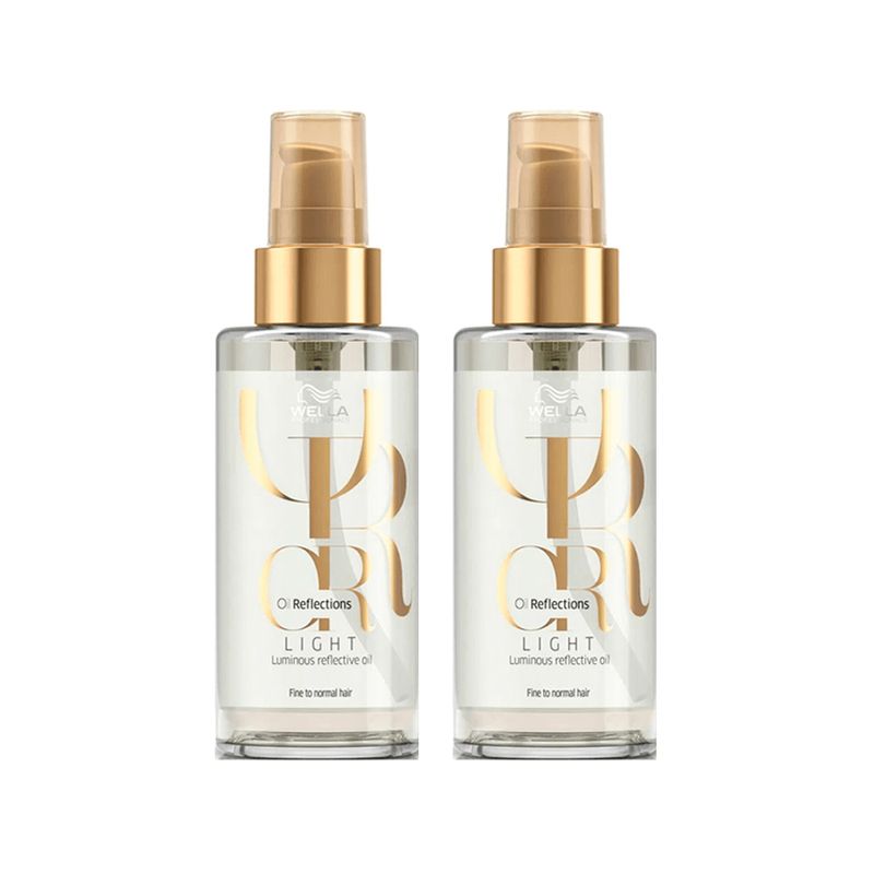 Kit-Wella-Professionals-Oil-Reflections-Light-Oleo-Capilar-100-ml---2-Unidades