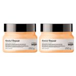 Kit-L-Oreal-Professionnel-Serie-Expert-Absolut-Repair-Gold-Quinoa---Mascara-de-Reparacao-250-g---2-Unidades