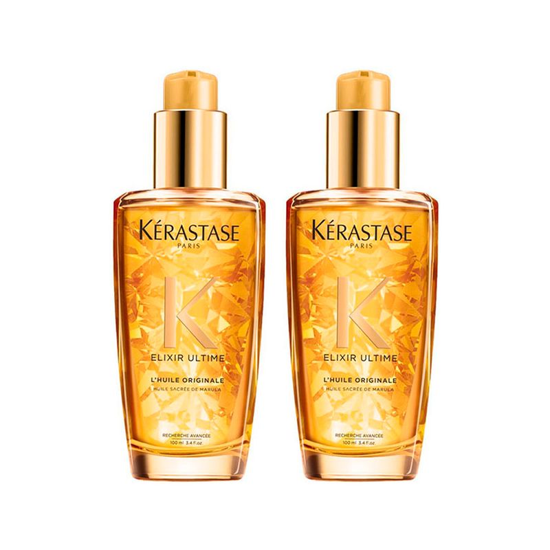Kit-Kerastase-Elixir-Ultime-L-Huile-Original---Oleo-Capilar-100-ml---2-Unidades