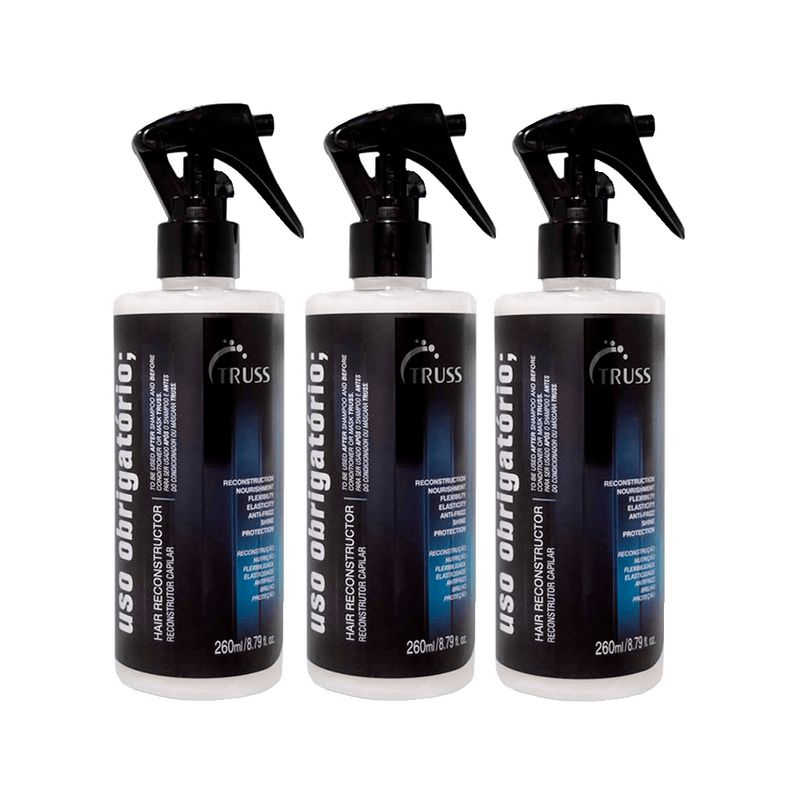 Kit-Truss-Tratamento-de-Reconstrucao---Uso-Obrigatorio-260-ml---3-Unidades
