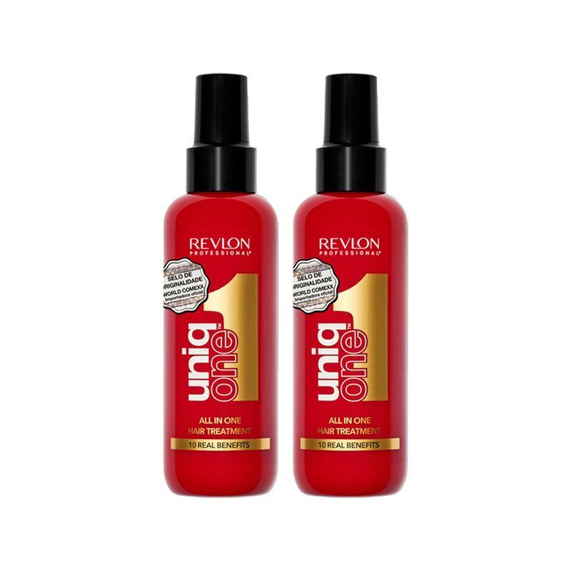Kit-Revlon-Professional-Uniq-One-All-In-One-Hair-Tratament---Leave-in-150-ml---2-Unidades