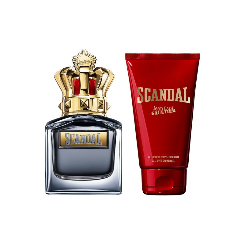 Kit-Perfume-Jean-Paul-Gaultier-Scandal-Masculino-Eau-de-Toilette-50-ml---Gel-de-Banho-75-ml