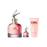Kit-Perfume-Jean-Paul-Gaultier-Scandal-Feminino-Eau-de-Parfum-80-ml---Miniatura-6-ml---Locao-Corporal-75-ml