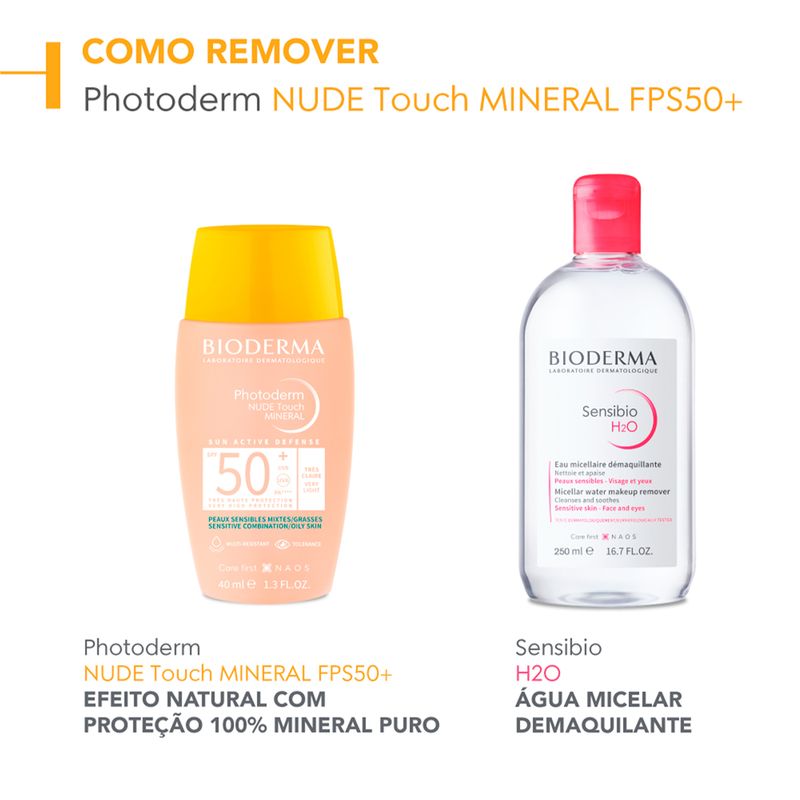 Protetor-Solar-Facial-Matte-FPS-50--Bioderma-Photoderm-Nude-Touch-Muito-Claro-40-ml