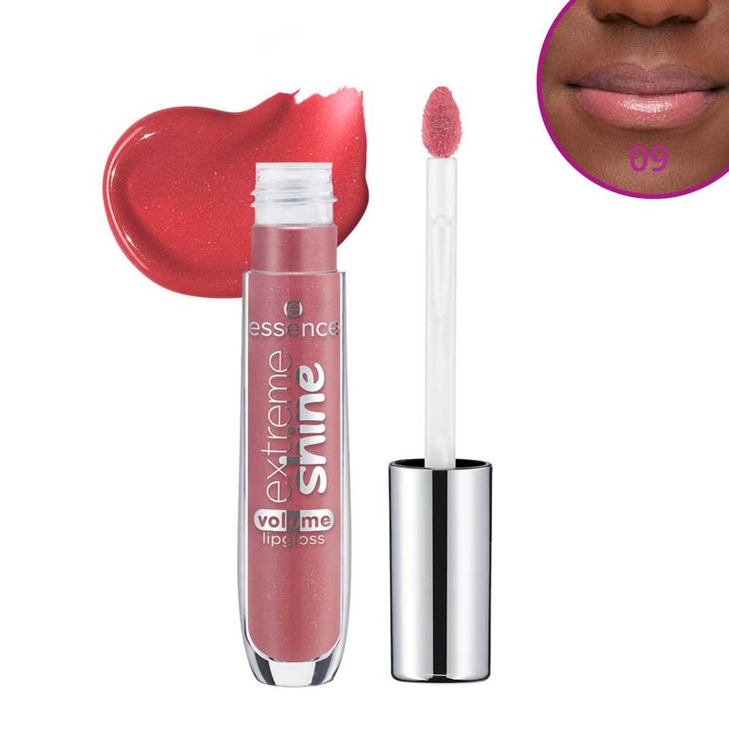 Gloss-Labial-Liquido-Cintilante-Essence-Extreme-Shine-Volume-09-Shadow-Rose-5-ml