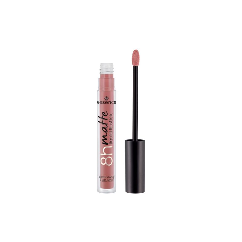 Batom-Liquido-Matte-Essence-8h-Matte-02-Silky-Hazelnut-25ml