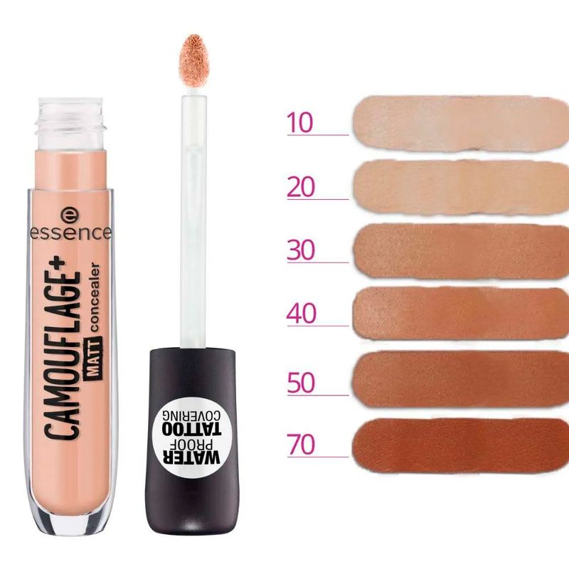 Corretivo-Liquido-Essence-Camouflage---Matt-40-Medium-Fawn-5ml