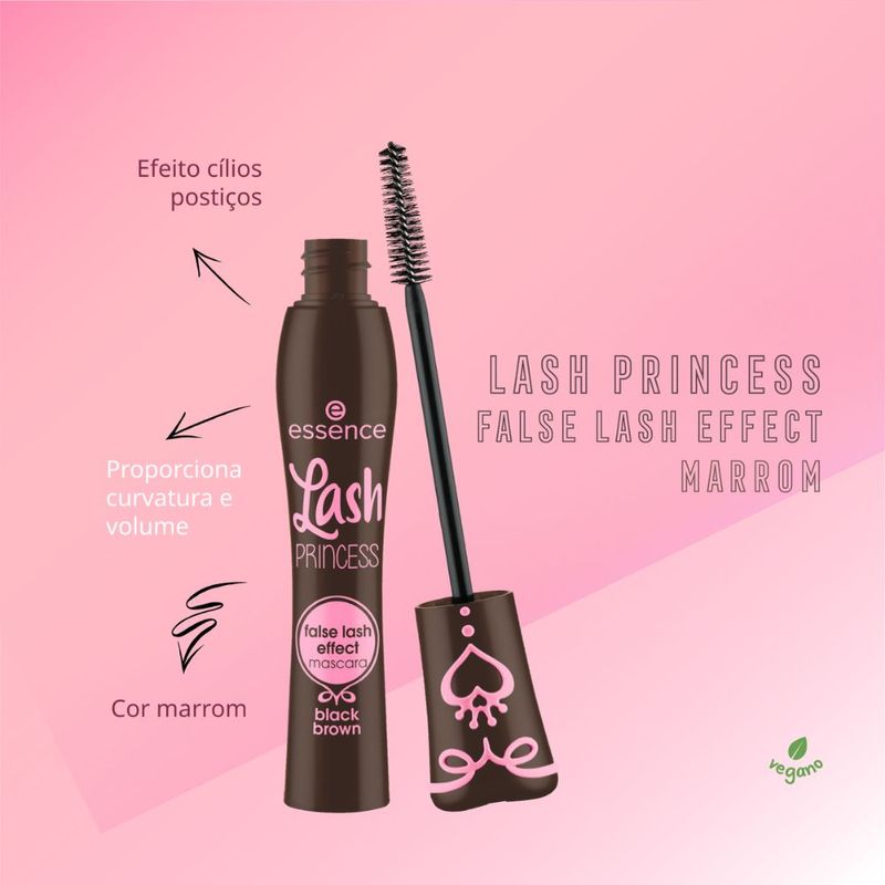 Mascara-Para-Cilios-Essence-Alongadora-Lash-Princess-Marrom-12ml