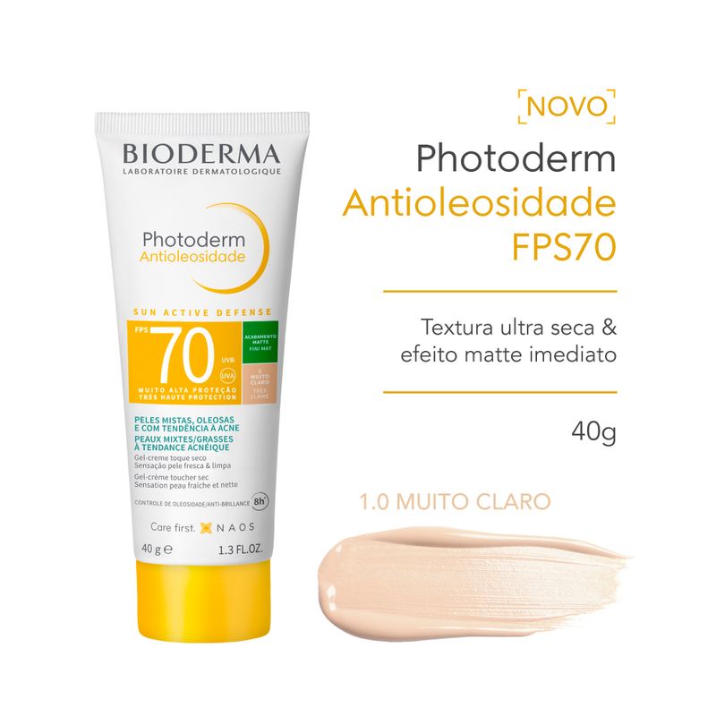 Protetor-Solar-Facial-Bioderma-Photoderm-Antioleosidade-FPS-70-40-g-1-Muito-Calro-40-g