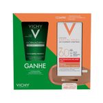 Kit-Facial-Vichy---Protetor-Solar-Facial-Capital-Soleil-UV-Pigment-Control-FPS60-Cor-3.0-40g---Gel-de-Limpeza-Normaderm-50g