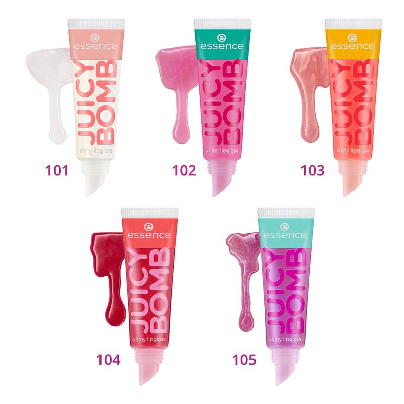 Gloss-Labial-Liquido-Cintilante-Essence-Juicy-Bomb-101-Lovely-Litchi-10-ml