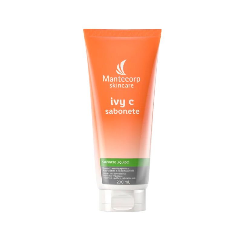 Kit-Facial-Mantecorp-Ivy-C---Gel-Rejuvenescedor-Vitamina-C-30g---Sabonete-Liquido-de-Limpeza-200ml