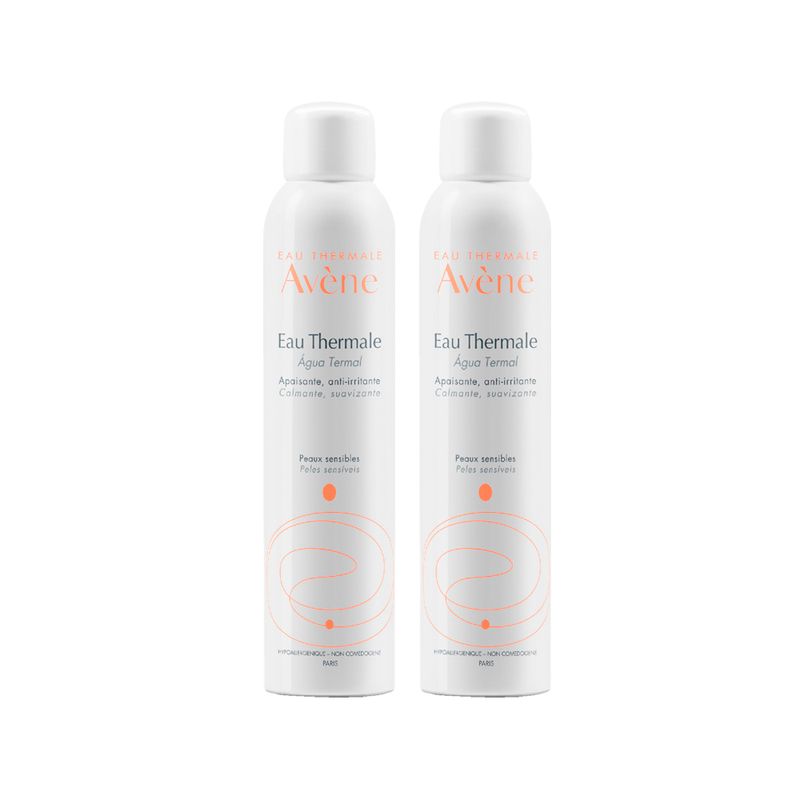 Kit-Avene-Agua-Termal-Facial-Calmante-Eau-Thermale-300ml---2-Unidades