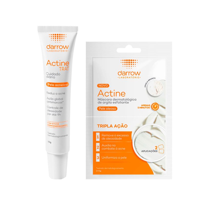Kit-Facil-Darrow-Sos-Antiacne---Mascara-Facial-Esfoliante-com-2-Saches-de-5g---Gel-Facial-Cuidado-Diario-30g