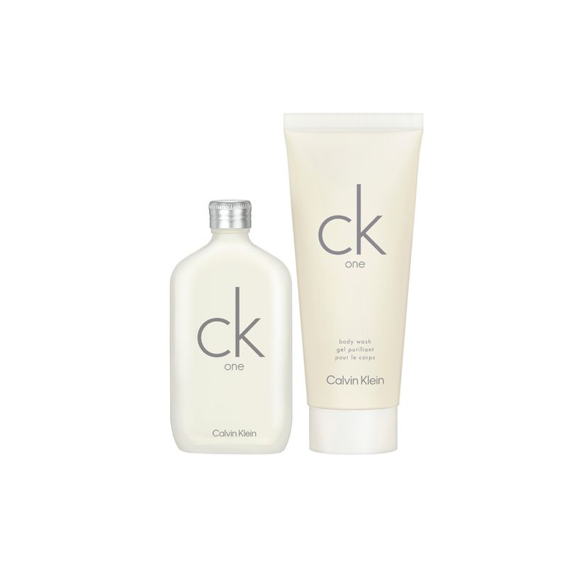 Kit-Calvin-Klein-Ck-One-Edt-Perfume-Unissex-50ml---Gel-de-Banho-100ml
