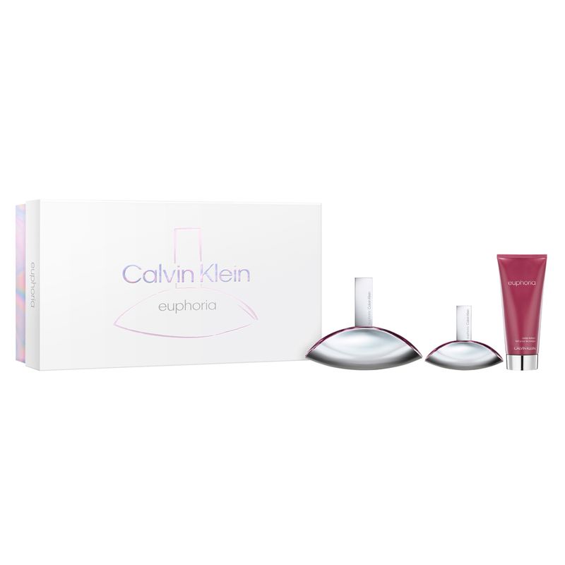 Kit-Calvin-Klein-Euphoria-Edp-Perfume-Feminino-100ml---Perfume-30ml---Locao-100ml