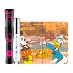 Kit-Essence---Paleta-de-Sombra-em-Po-102-g---Gloss-Labial-Liquido-Cintilante-5-ml---Mascara-para-Cilios-Curvado-12-ml