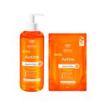 Kit-Facial-de-Limpeza-Darrow-Actine-Gel-com-Refil---Gel-400g---Refil-300g
