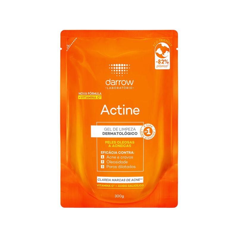 Kit-Facial-de-Limpeza-Darrow-Actine-Gel-com-Refil---Gel-de-Limpeza-400g---Gel-de-Limpez-Refil-300g
