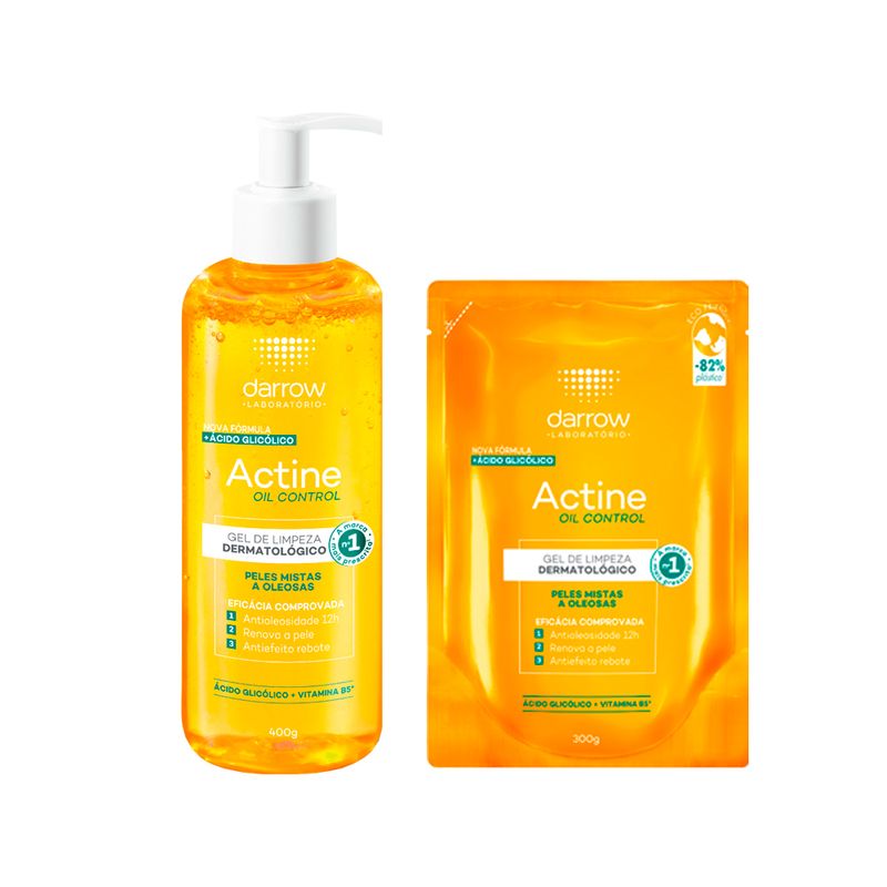 Kit-Facial-de-Limpeza-Darrow-Oil-Control-com-Refil---Gel-de-Limpeza-400g---Gel-de-Limpeza-Refil-300g