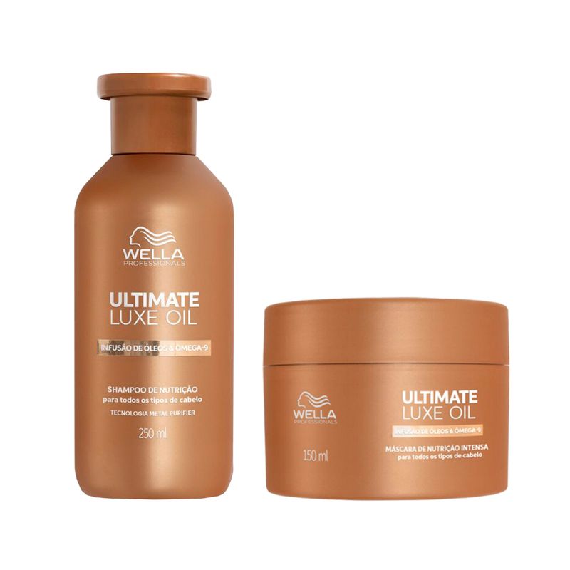 Kit-Wella-Professionals-Ultimate-Luxe-Oil-–-Shampoo-250ml---Mascara-de-Nutricao-150-ml