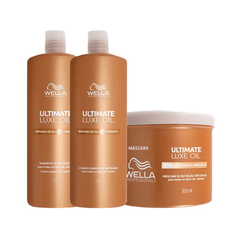 Kit-Wella-Professionals-Ultimate-Luxe-Oil-–-Shampoo-1000ml---Condicionador-1000-ml---Mascara-de-Nutricao-500ml