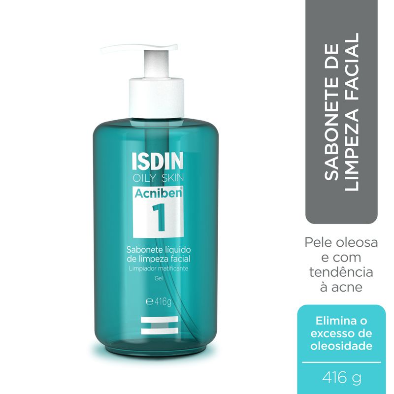 Sabonete-Liquido-Facial-Isdin-Acniben-416-g