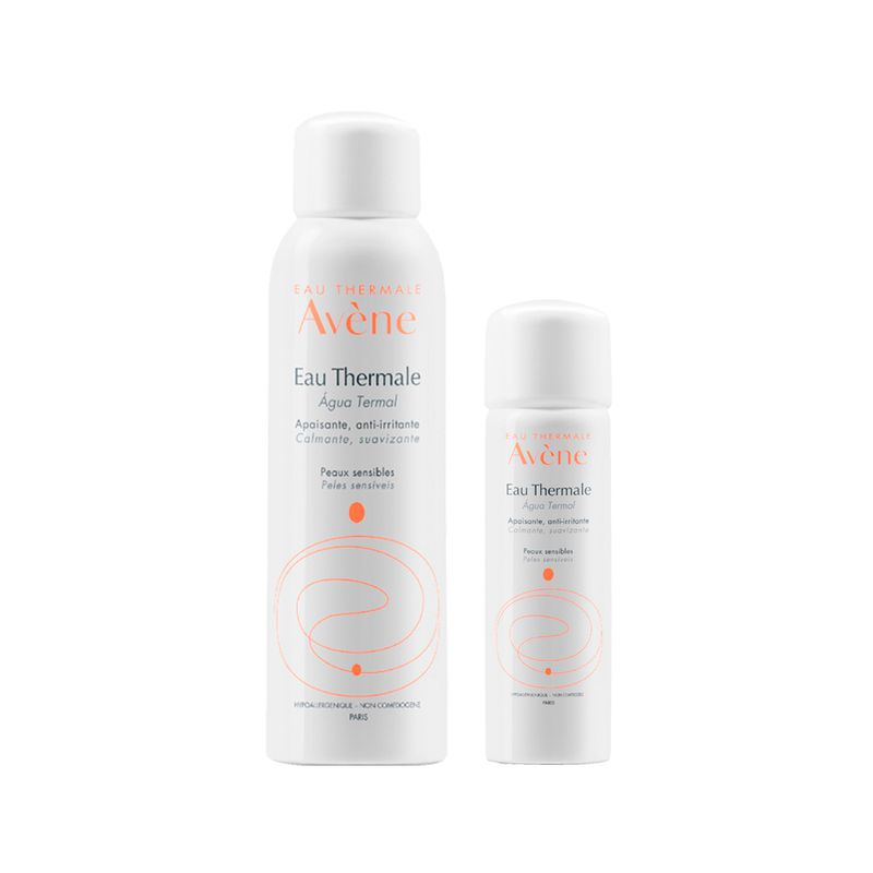 Kit-Agua-Termal-Facial-Avene-Eau-Thermale---Agua-Termal-150-Ml---Agua-Termal-50-ml