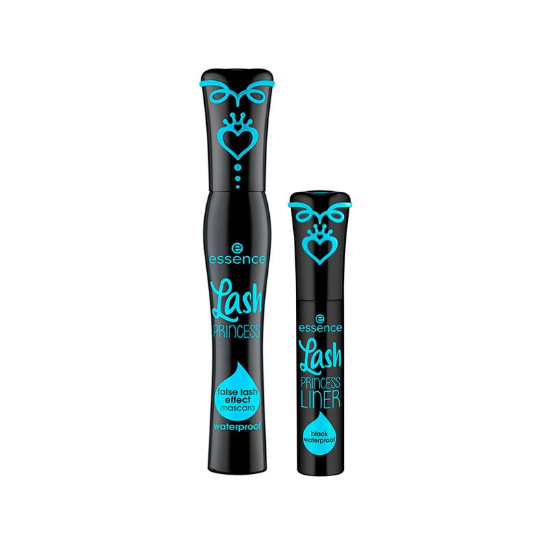 Kit-Para-Os-Olhos-Essence-Lash-Princess-A-Prova-D-agua---Delineador-3-ml---Mascara-Para-Cilios-Preta-12-ml