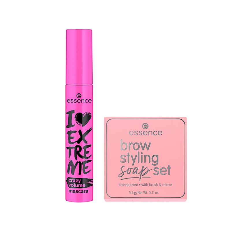 Kit-Essence---Mascara-Para-Cilios-Preta-12-ml---Cera-Para-Sobrancelhas-34-g