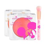 Kit-Essence-Back-To-The-Roots-Mickey---Blush-Cremoso-02-Another-Perfect-Day-8-g---Blush-Cremoso-01-Never-Grow-Up-8-g---Pincel-Para-Blush-Rosa