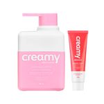 Kit-Facial-Creamy---Emulsao-De-Limpeza-180-ml---Calming-Cream-Creme-Hidratante-40-g