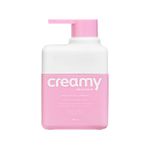 Kit-Facial-Creamy---Acido-Tranexamico-90-ml---Emulsao-De-Limpeza-180ml---Serum-Facial-Vitamina-C-30-ml