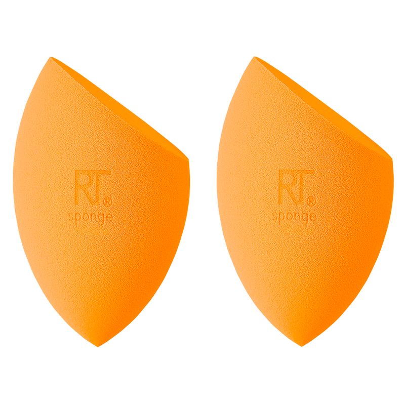 Kit-Esponjas-De-Maquiagem-Real-Technques---2-Esponjas-De-Maquiagem-Real-Techniques-Miracle-Complexion-Laranja