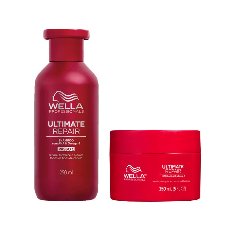 Kit-Wella-Professionals-Ultimate-Repair---Shampoo-250ml---Mascara-150ml