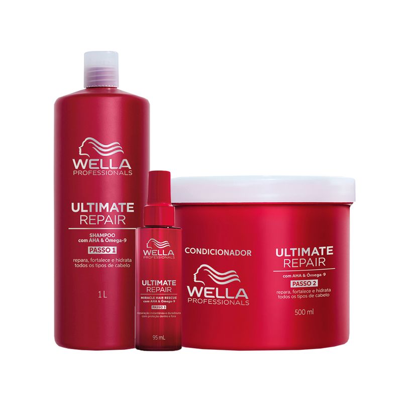 Kit-Wella-Professionals-Ultimate-Repair---Shampoo-1000ml---Condicionador-500ml---Leave-In-95ml