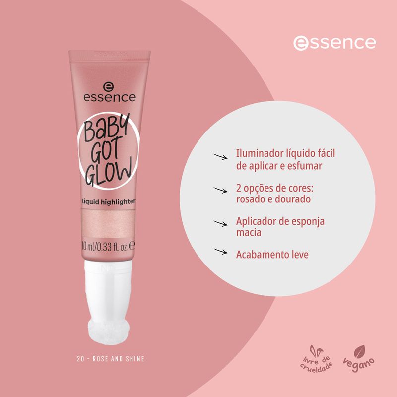 Iluminador-Liquido-Essence-Baby-Got-Glow-20-Rose-and-Shine-10-ml