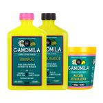Kit-Lola-Cosmetics-Camomila---Shampoo-250ml---Condicionador-250g---Mascara-230g