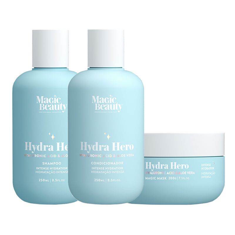 Kit-Magic-Beauty-Hydra-Hero---Shampoo-250ml---Condicionador-250ml---Mascara-200g