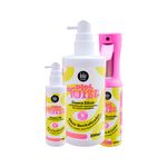 Kit-Lola-Cosmetics-Plot-Twist---Oleo-Capilar-90-Ml--Mousse-150ml---Elixir-Revitalizador-200ml