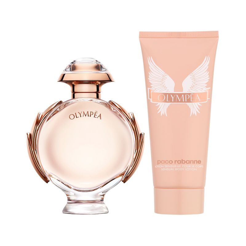 Kit-Perfume-Paco-Rabanne-Olympea-Feminino-Eau-de-Parfum-80ml---Creme-Corporal-100ml