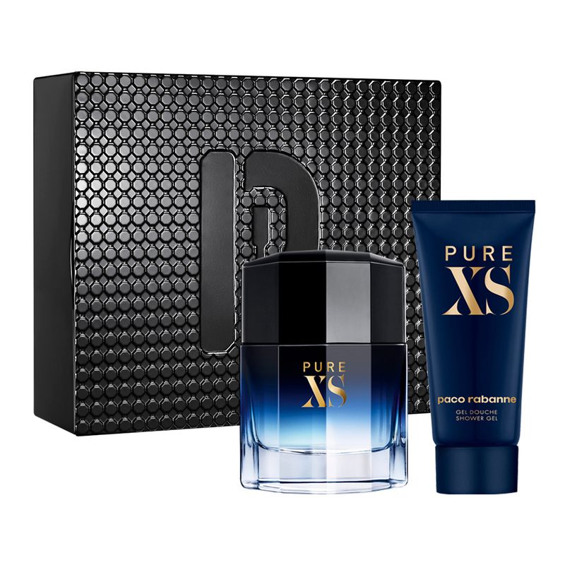 Kit-Perfume-Paco-Rabanne-Pure-Xs-For-Masculino-Eau-de-Toilette-100-Ml---Gel-De-Banho-100ml