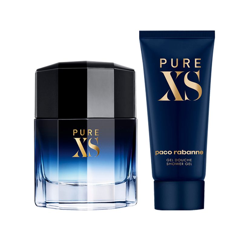 Kit-Perfume-Paco-Rabanne-Pure-Xs-For-Masculino-Eau-de-Toilette-100-Ml---Gel-De-Banho-100ml