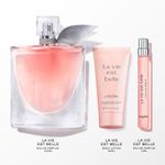 Kit-Lancome-La-Vi-Est-Belle-Edp-Perfume-Feminino-100ml---Miniatura-10ml---Locao-50ml