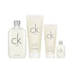 Kit-Perfume-Calvin-Klein-Ck-One-Eau-de-Toilette-Feminino-200ml---Gel-De-Banho-100ml---Locao-Corporal-100ml---Miniatura-15ml-.-