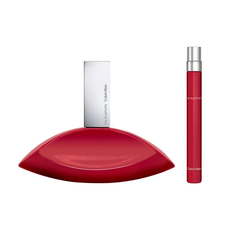 Kit-Perfume-Calvin-Klein-My-Euphoria-Eau-de-Parfum-Feminino-100ml---Miniatura--10ml-